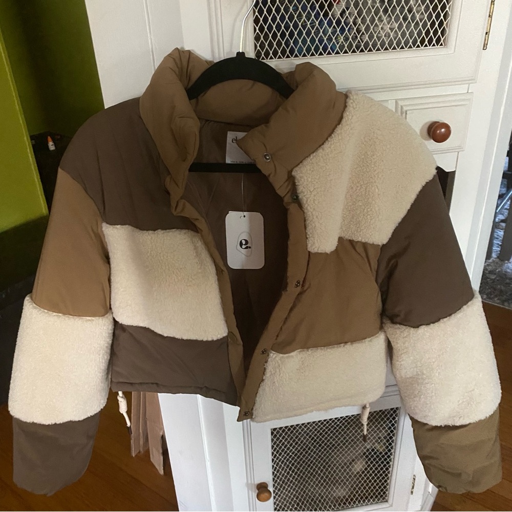 NWT Elodie Colorblock Patchwork Jacket
